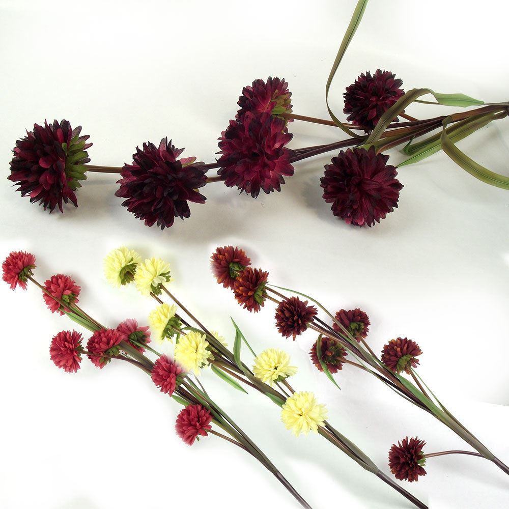 7 Head Ball Mum Flower Spray