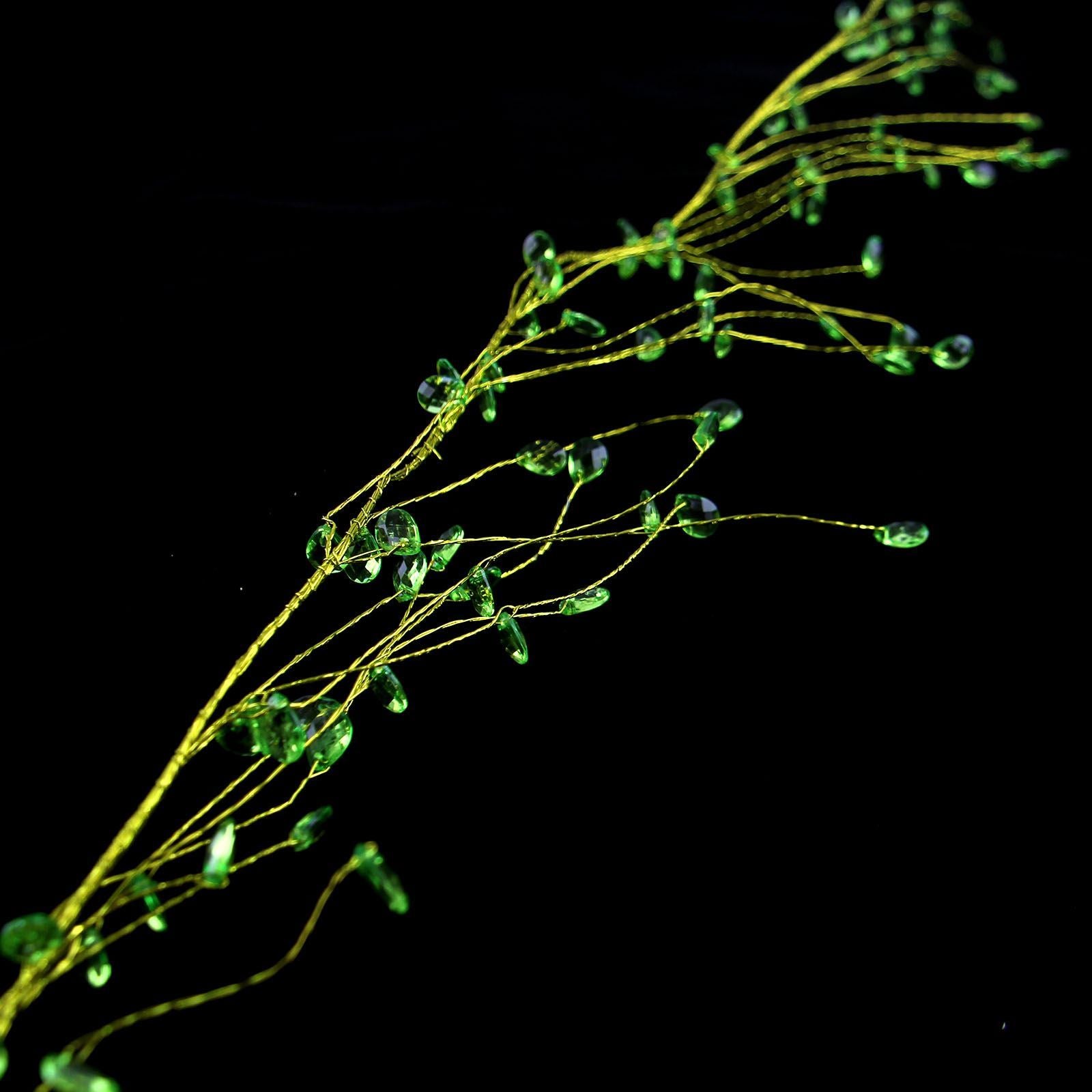 130cm Branching Coloured Crystal Garland