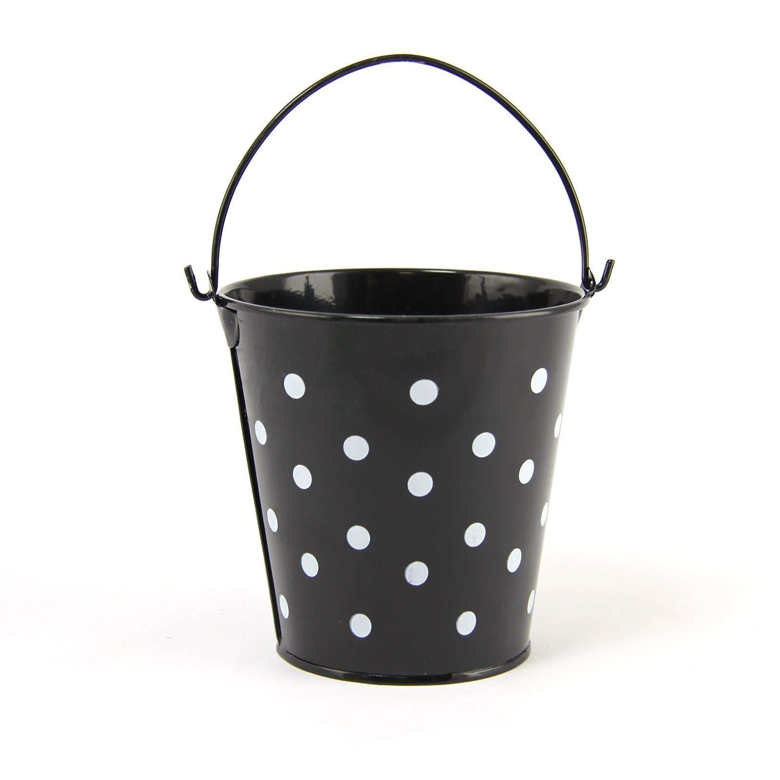 Regular 10x10.5x7.5cm Polkadot Bucket