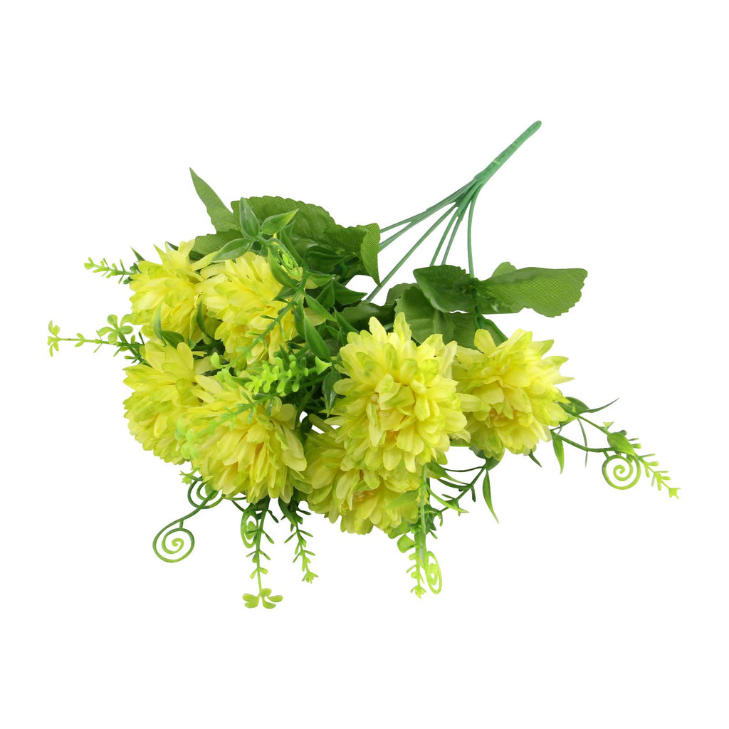 7 Head Small Spiky Mum Flower Bunch