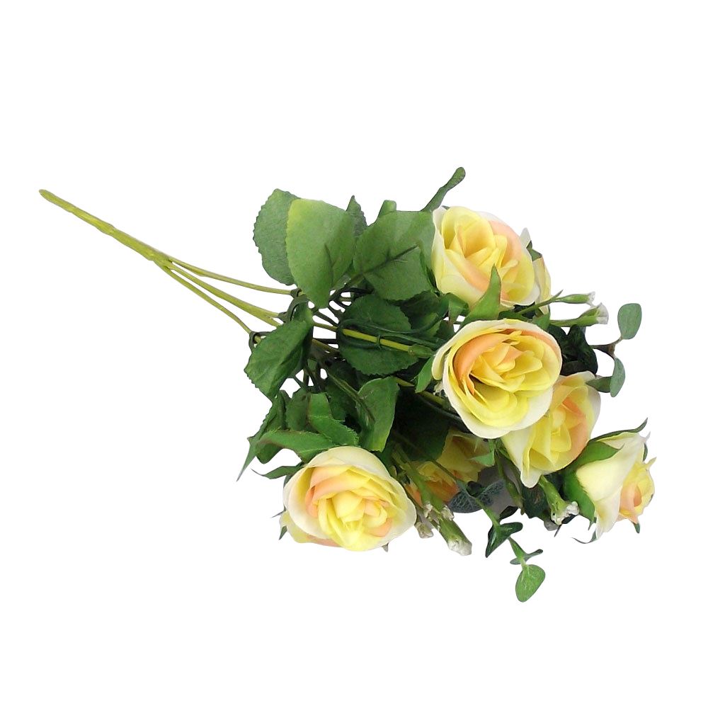 10 Head Semi-Open Rose Small Bouquet