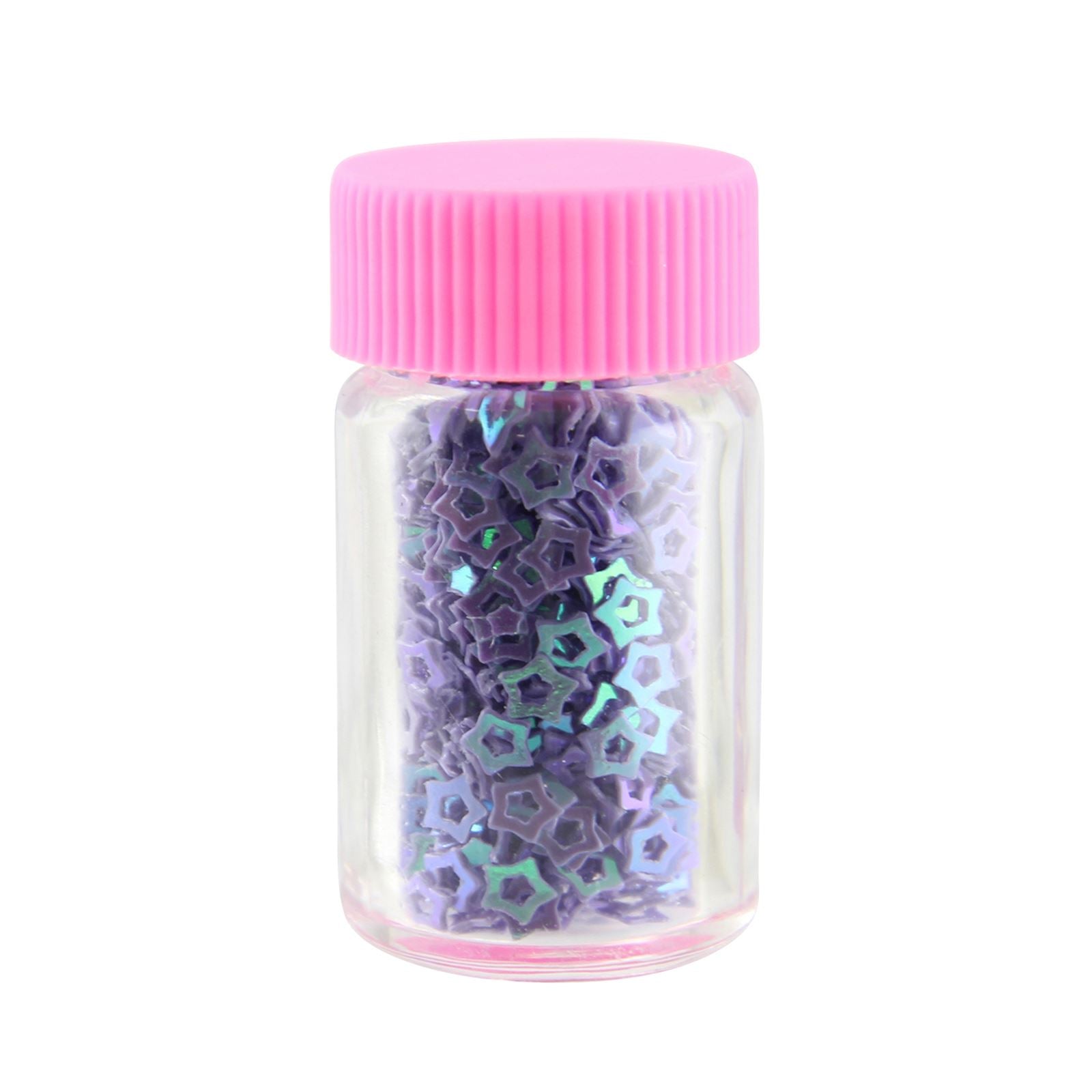 Bottles of Iridescent Star Shape Glitter
