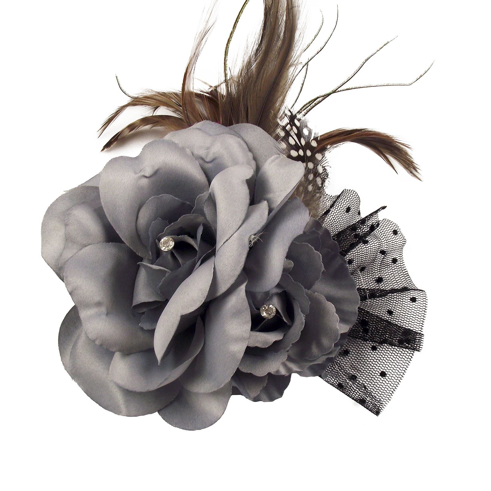 Double Rose Fascinator