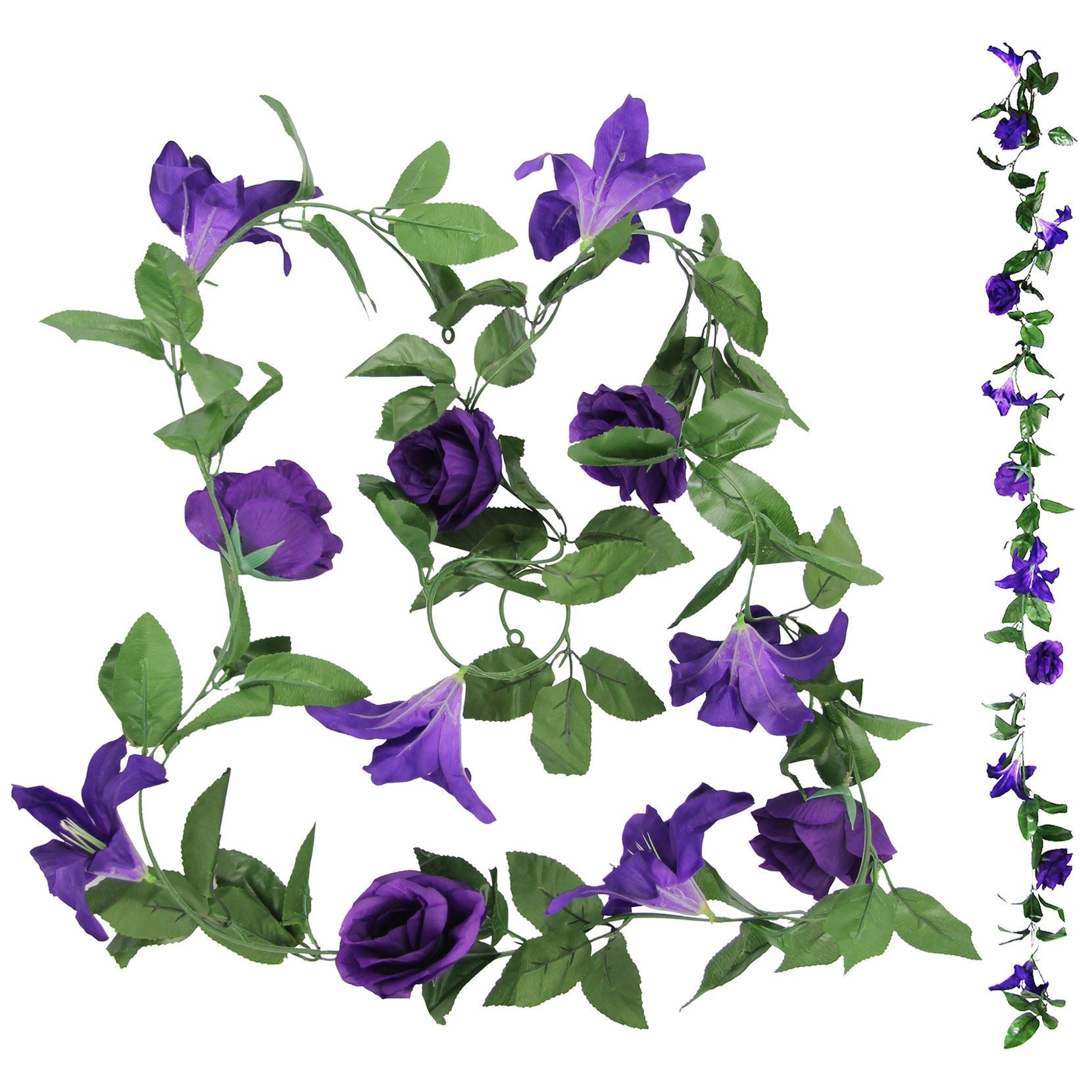 Rose and Lily Flower Garland