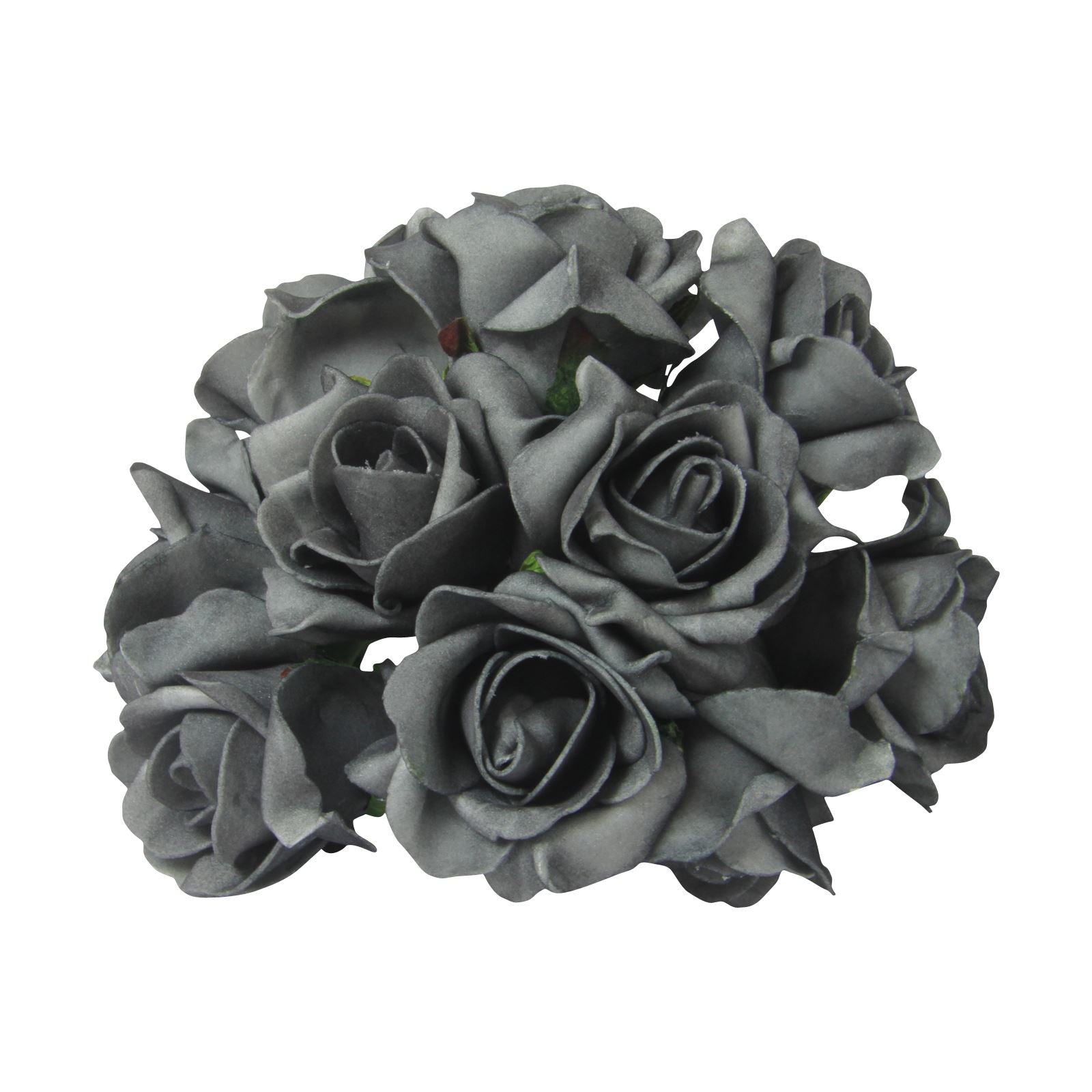 Bunch of 10 Post-Dye Foam Roses
