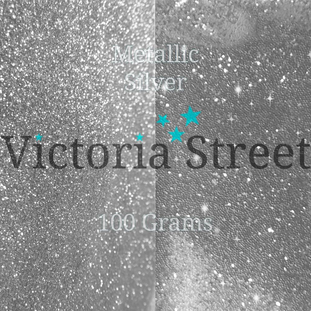 100g Fine Glitter for Crafts and Decor - Metallic Shades