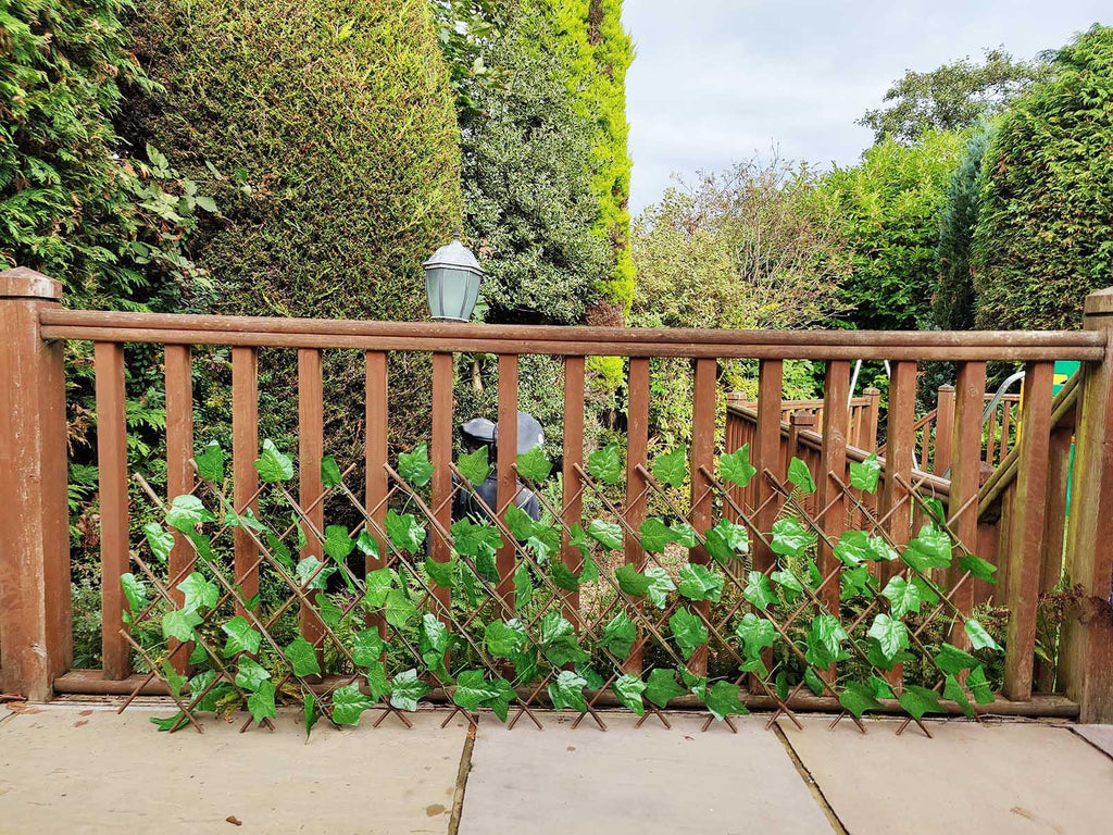 Artificial Ivy Leaf Trellis Screen