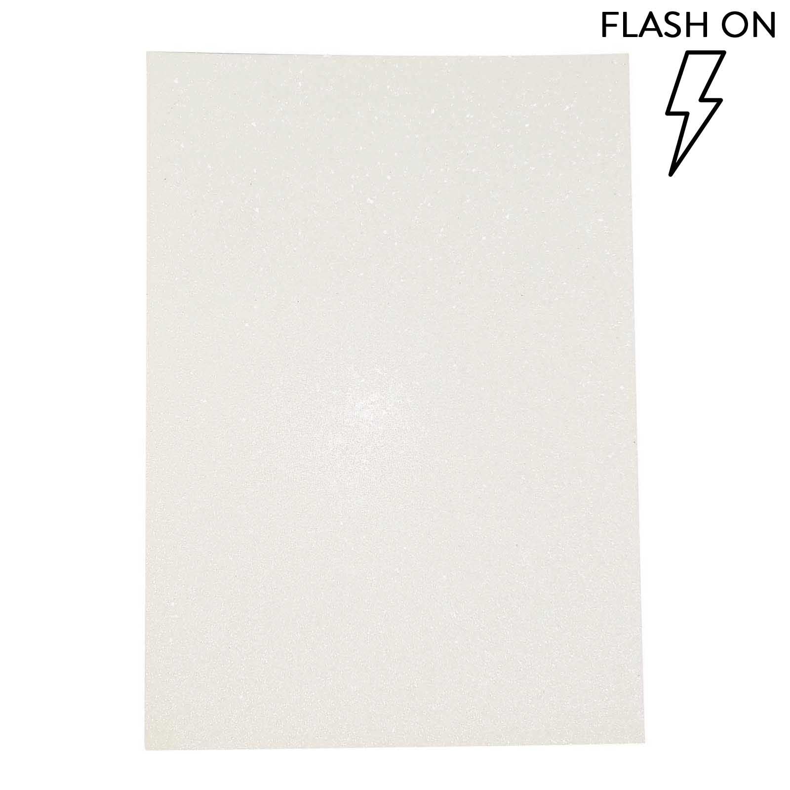 Pack of 10 350gsm Heavy Duty A4 Glitter Cards