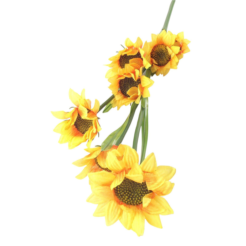 7 Head Artificial Sunflower Spray