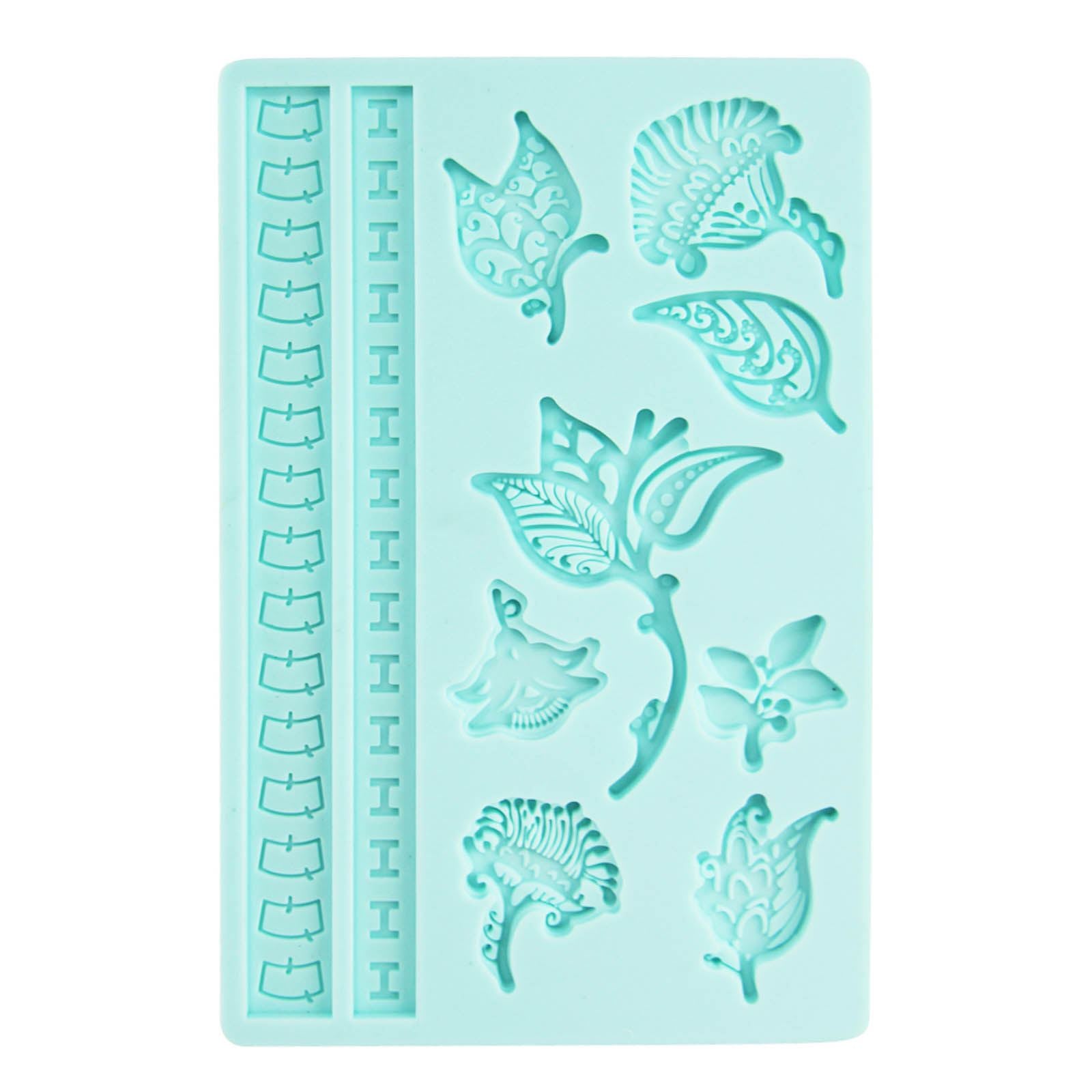 Lace, Shapes and Borders Silicone Moulds