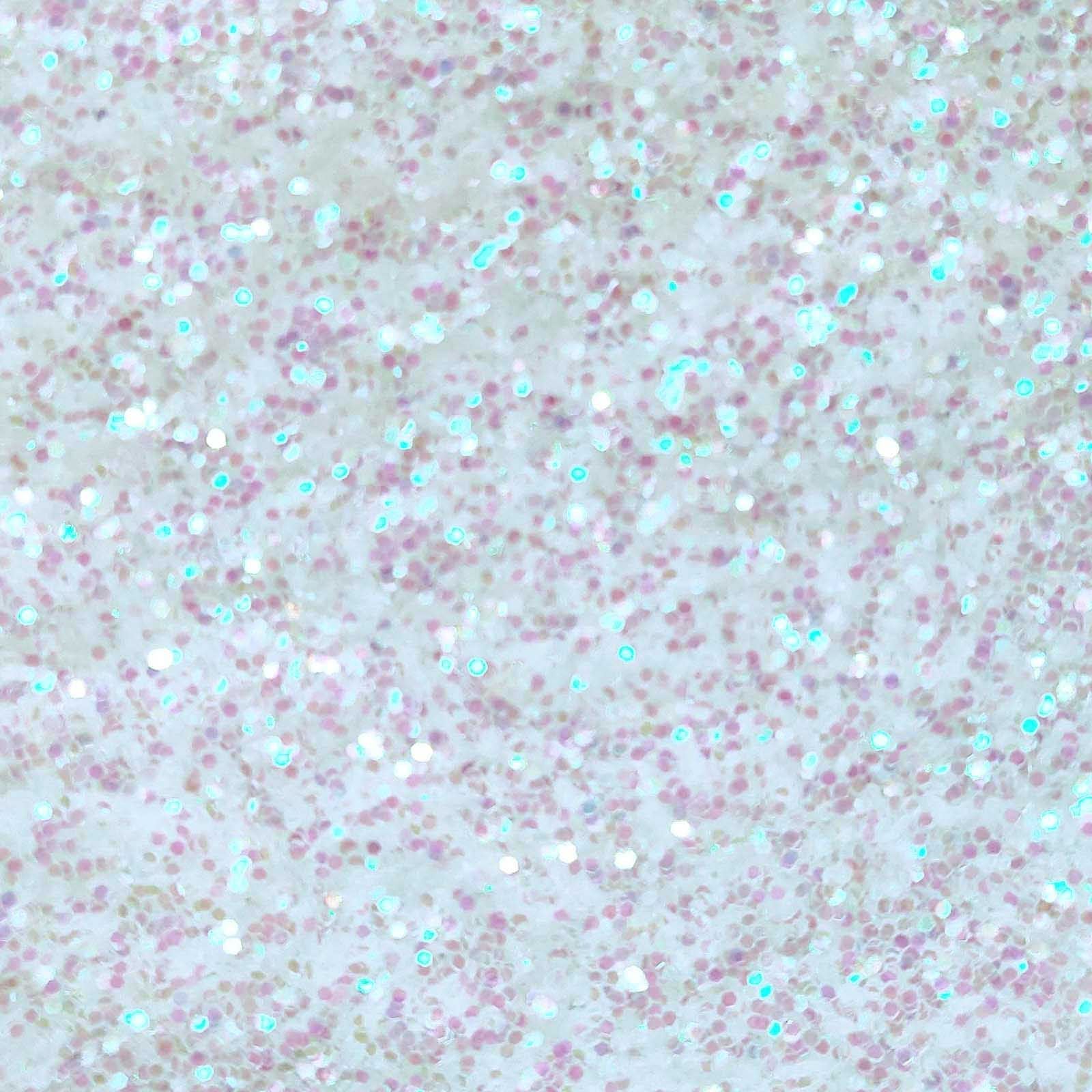 Glitter Elements - Iridescent White - 0.6mm Hex