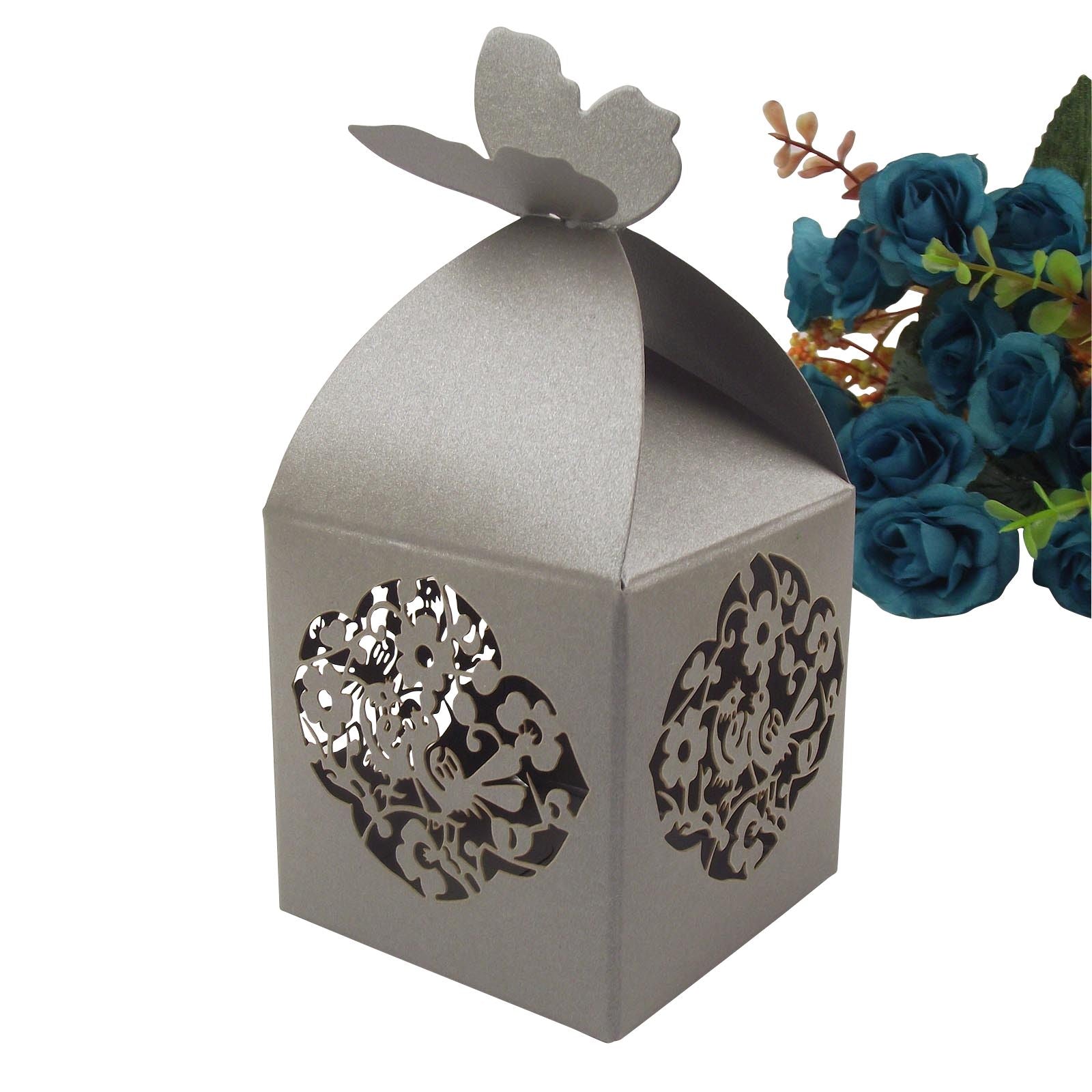 Butterfly Top Laser Favour Boxes