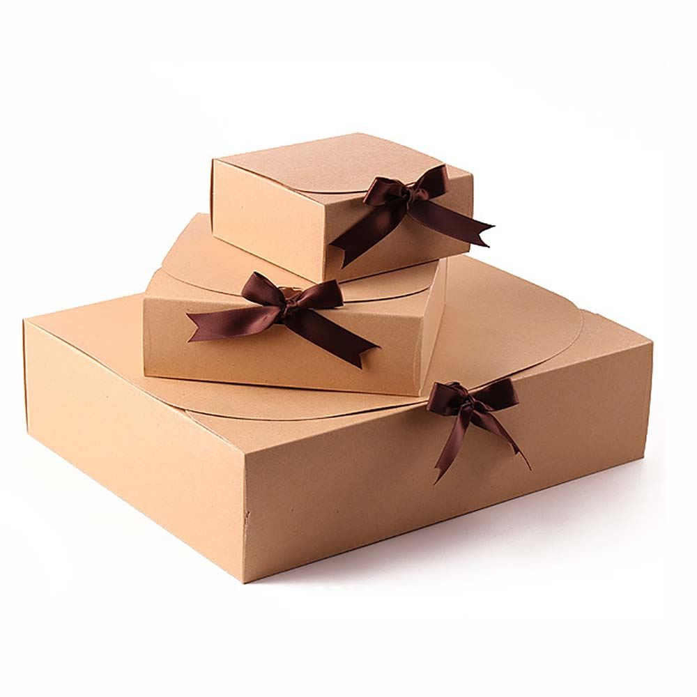 Simple Closure Gift Boxes with Ribbon
