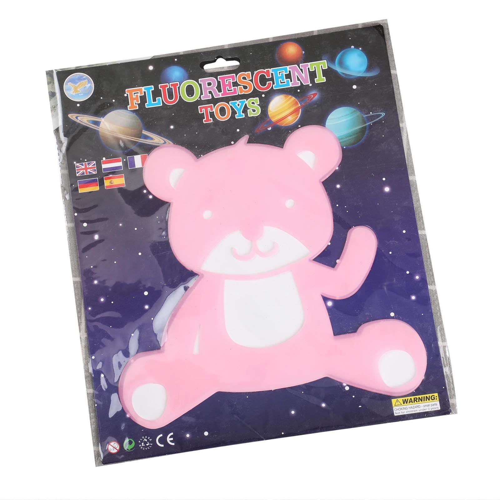 Large Glow In The Dark Reusable 3D Stickers