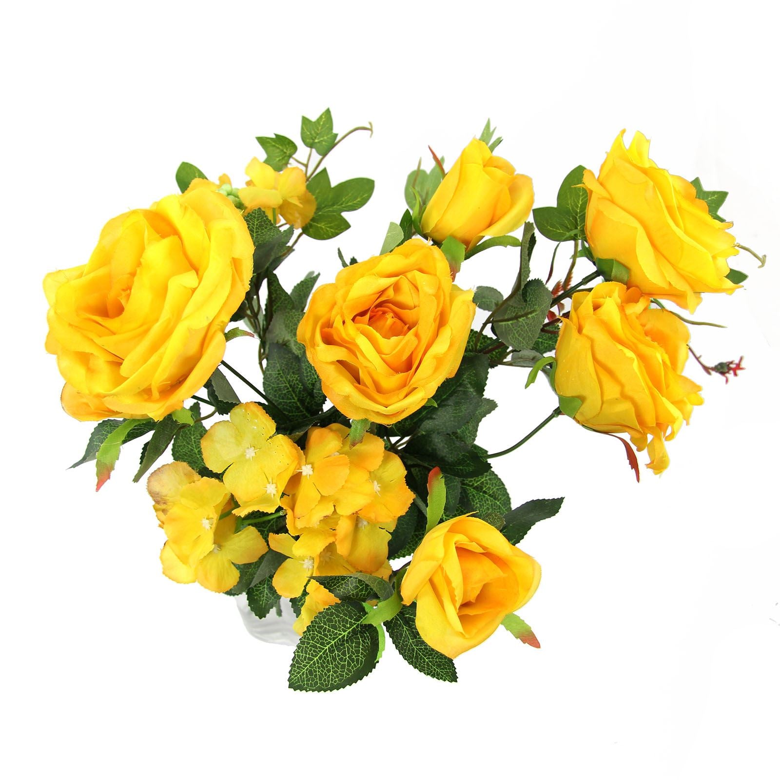 XL 9 Head Rose and Hydrangea Bouquet