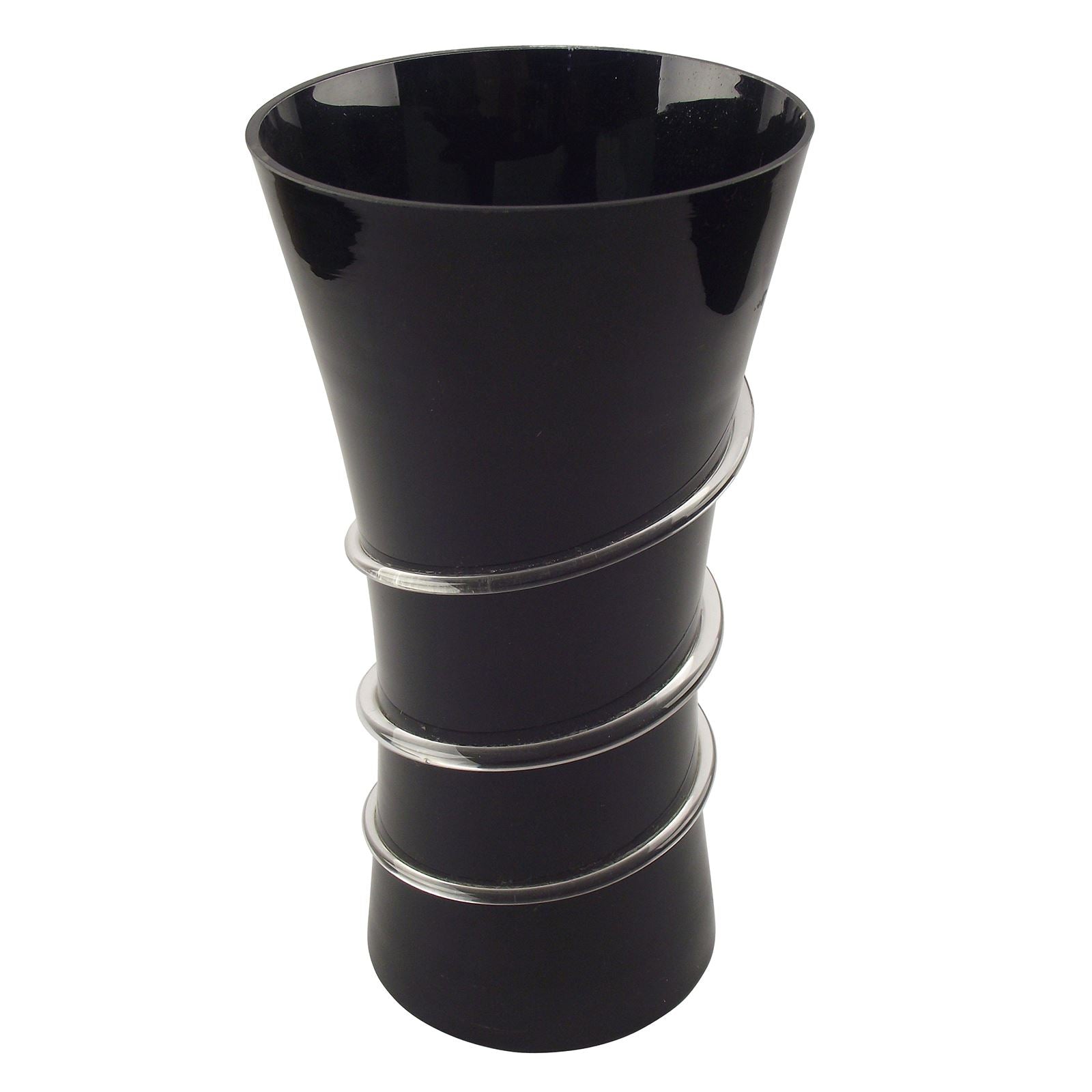 Black Glass Decorative Vases