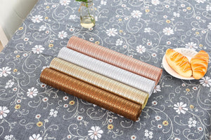 Satin Metallic Table Runners