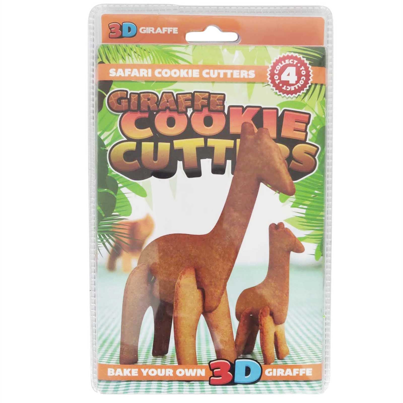 3D Jungle Animal Cookie Cutters