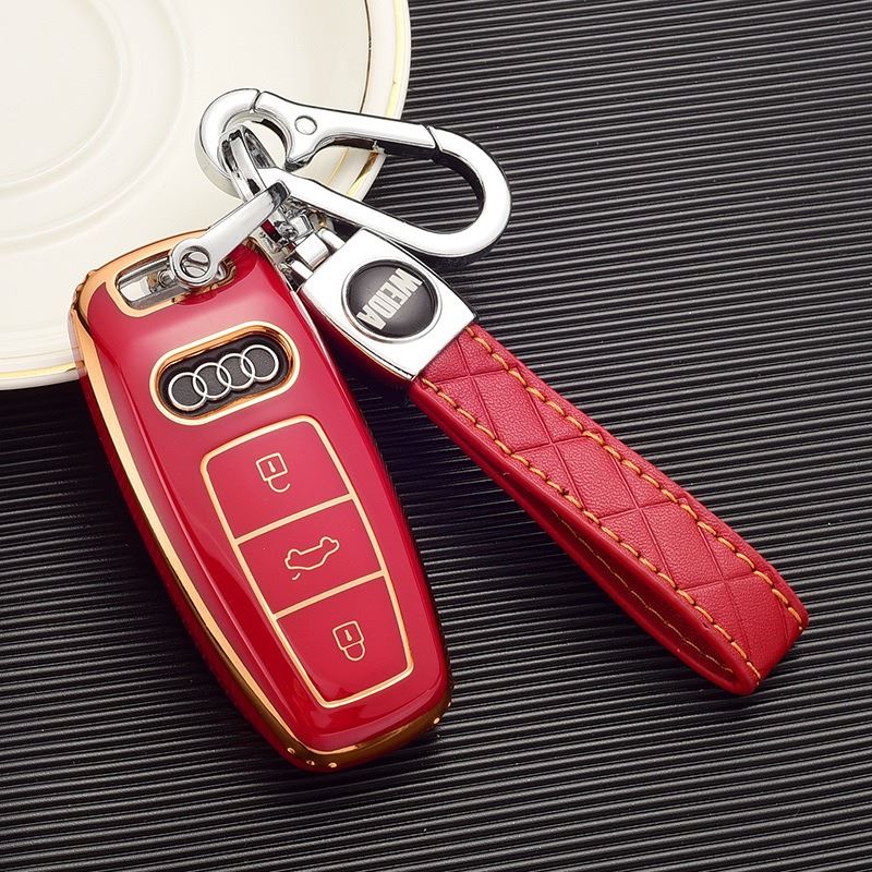 Luxury Modern Audi Key Cover A6 A7 A8 E-tron Q5 Q8 C8