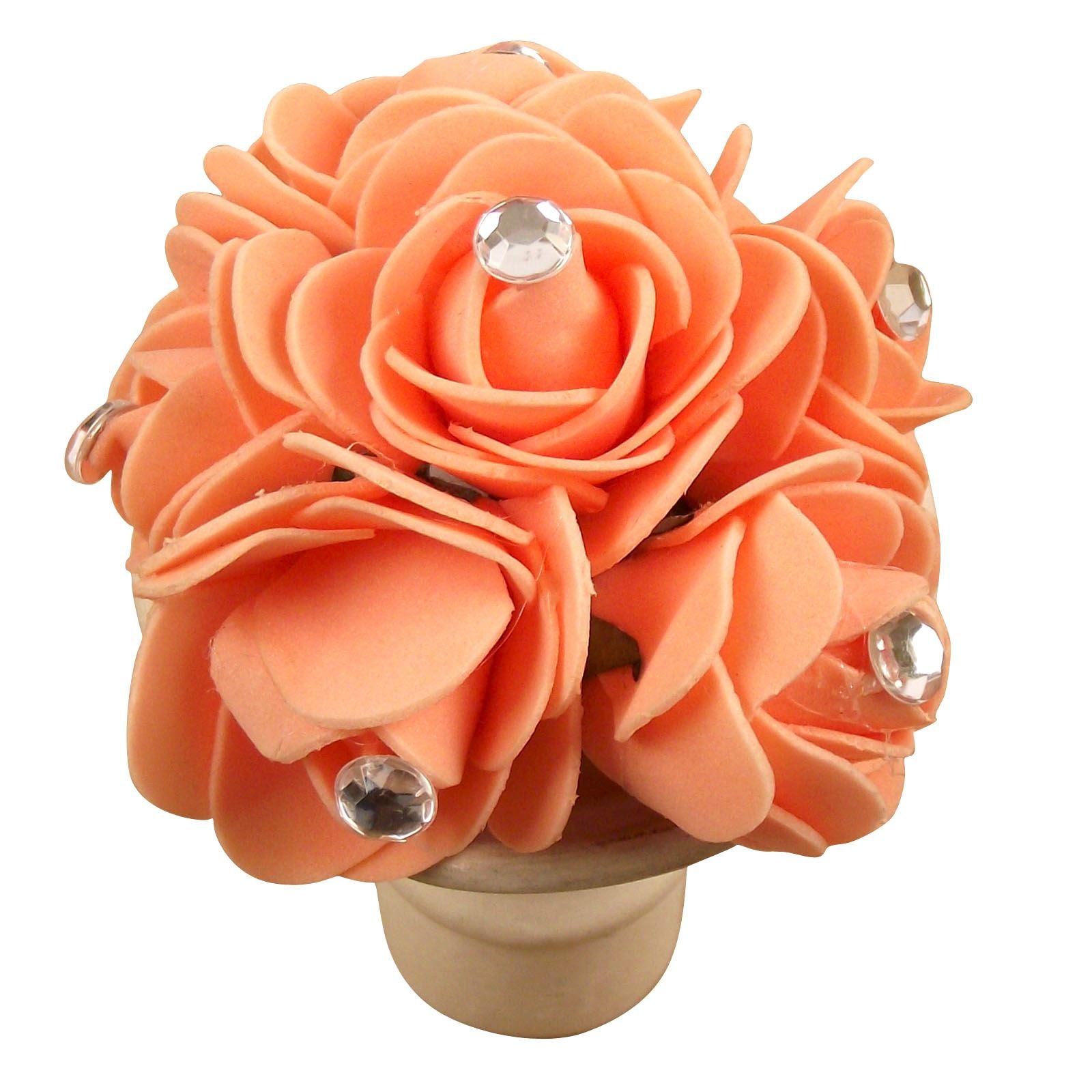 Bunch of Diamante Tipped Foam Roses