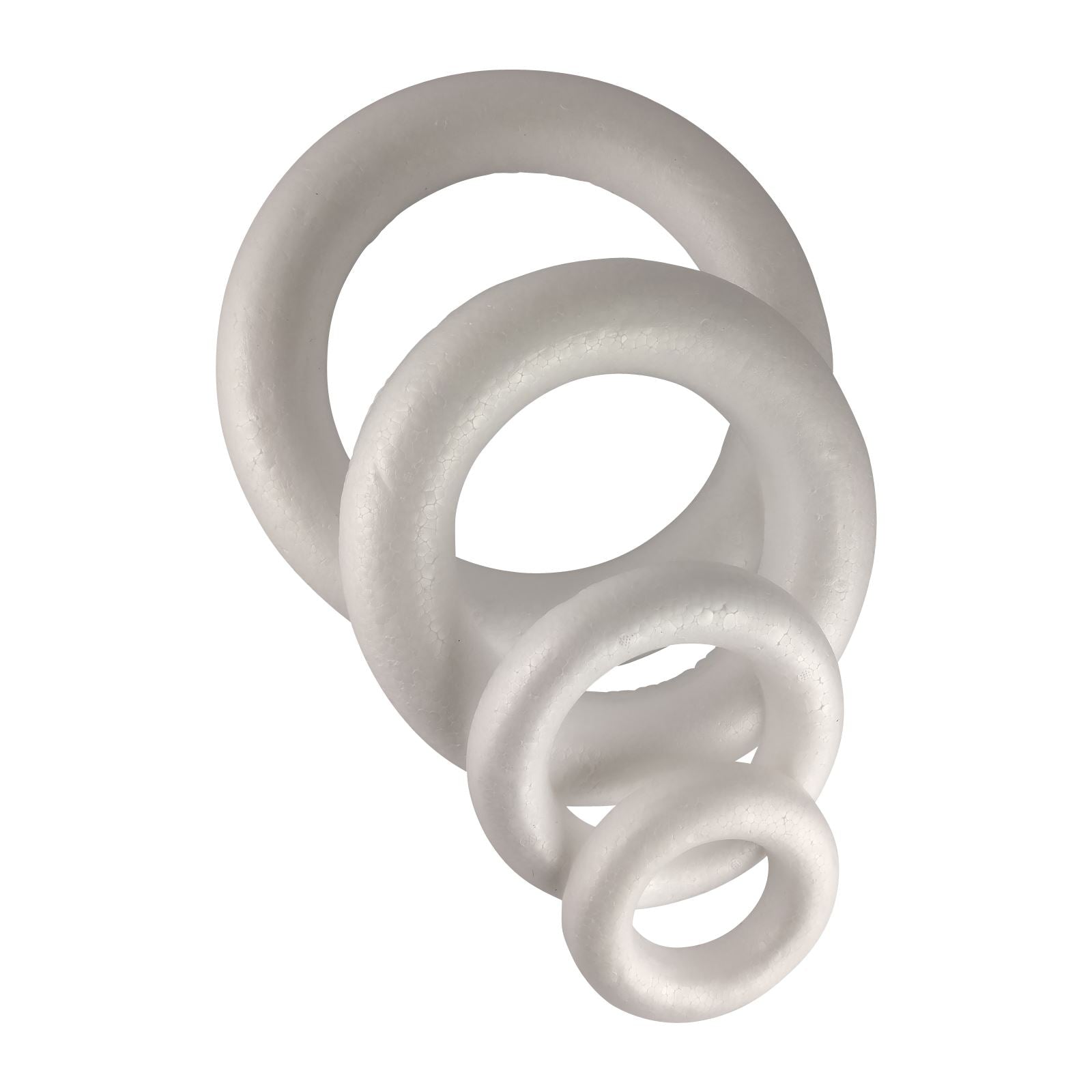 Polystyrene Wreath Rings 150 to 400mm
