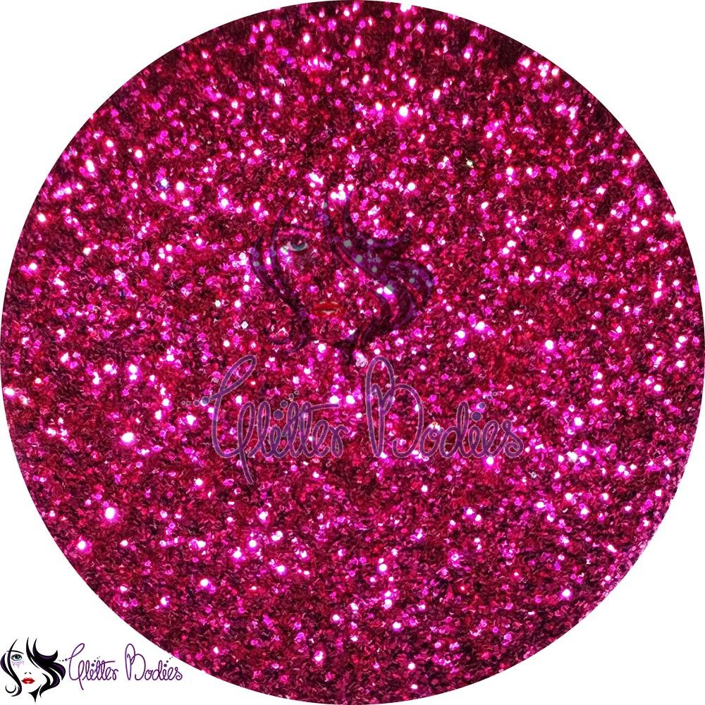Glitterbodies Cosmetic Grade Fine Festival Glitter Pigments [Raspberry]