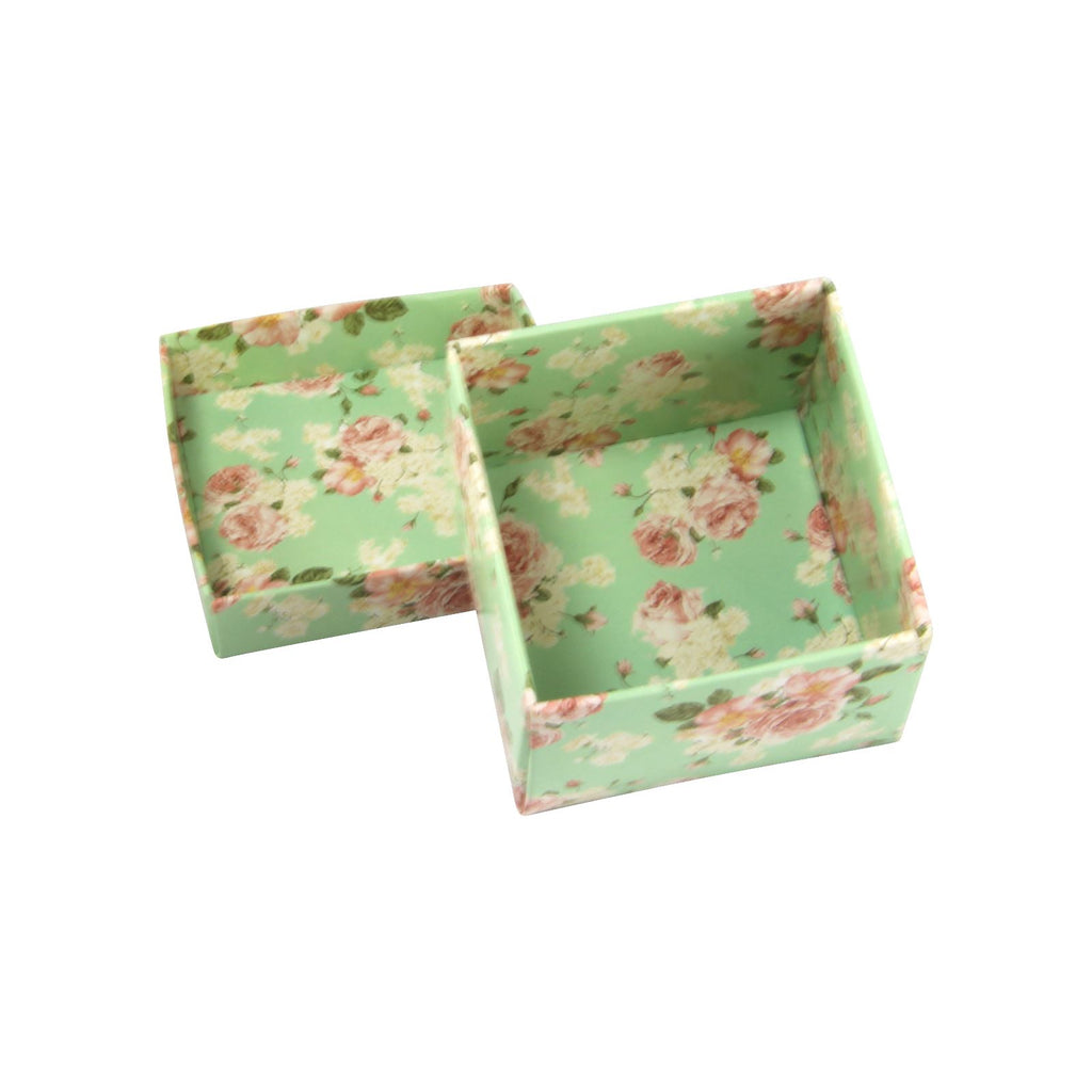 Vintage Flower Print Premium Double Sided Favour Boxes