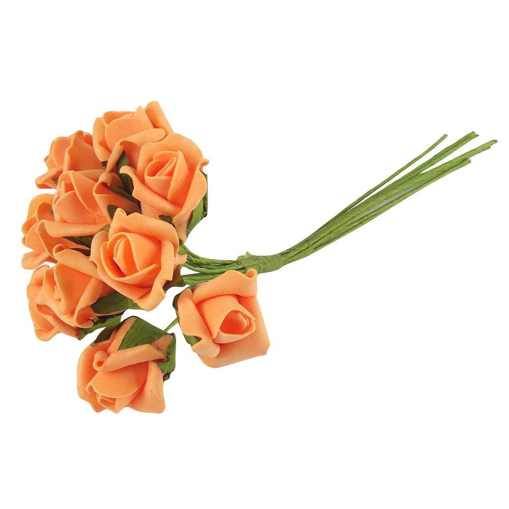 Bunch of 10 Foam Rose Buds