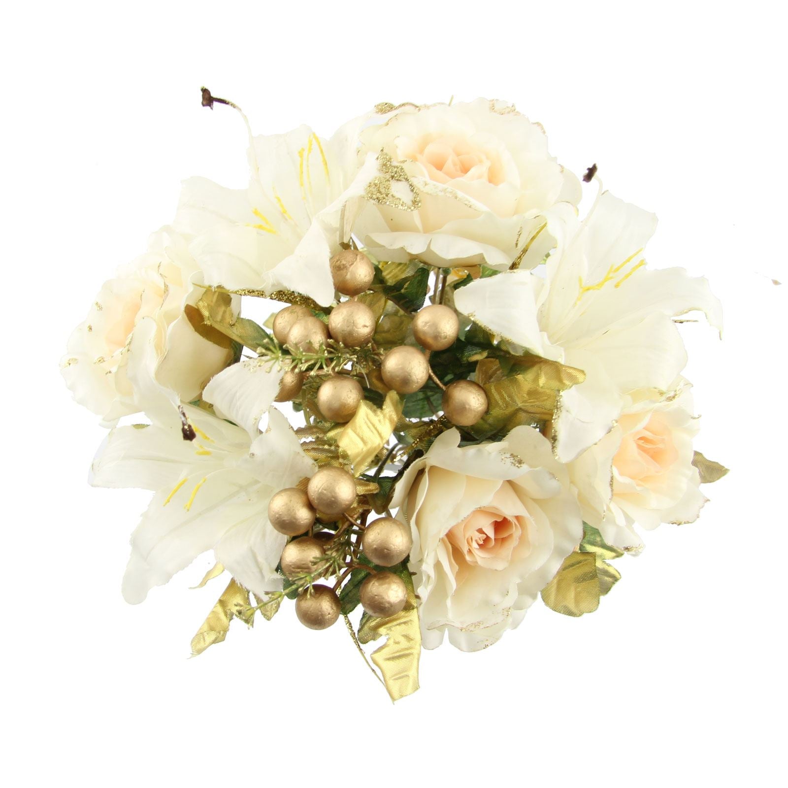 Rose and Lily Festive Posy