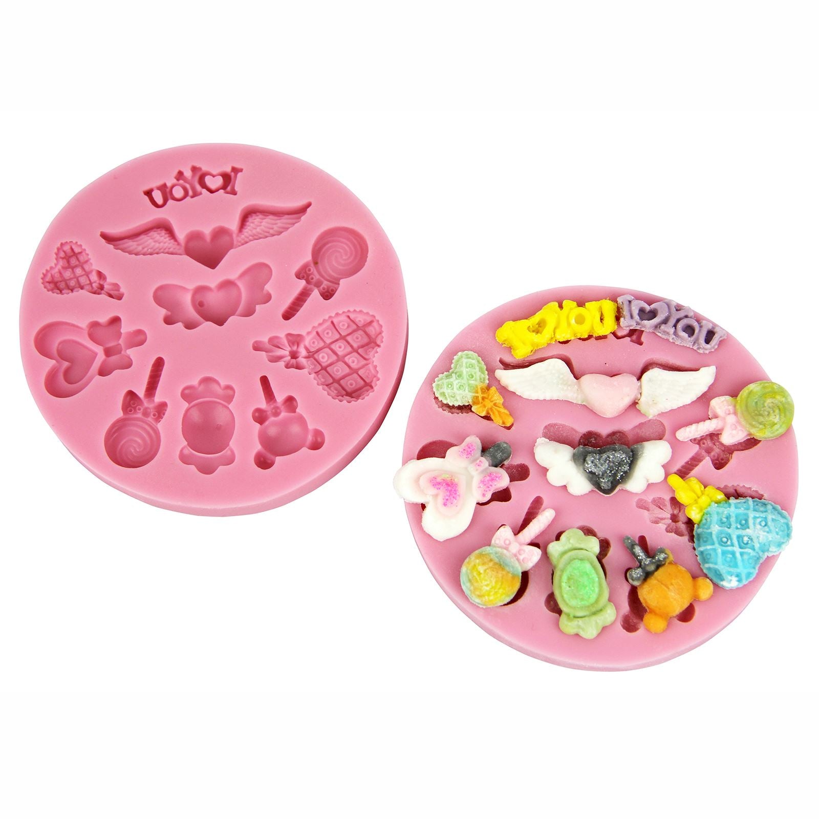 Cute Pink Silicone Moulds
