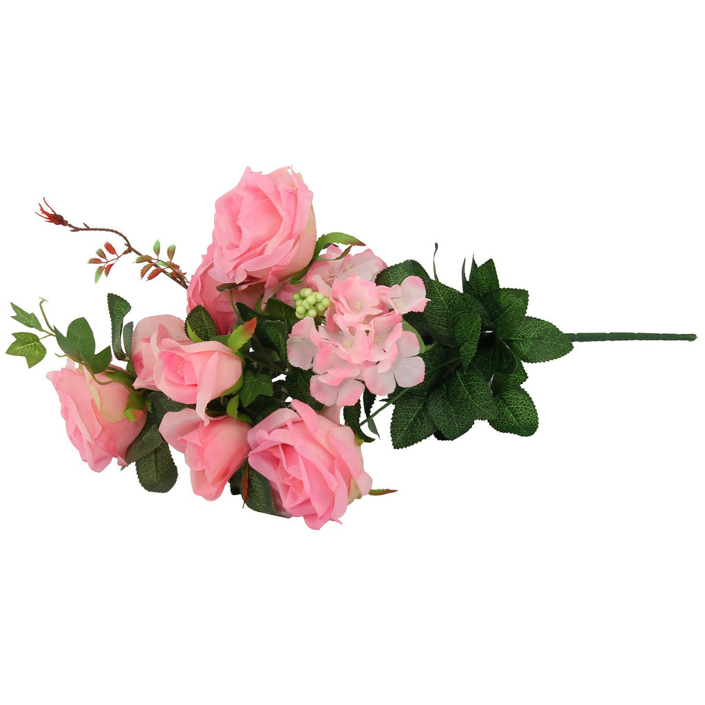 XL 9 Head Rose and Hydrangea Bouquet