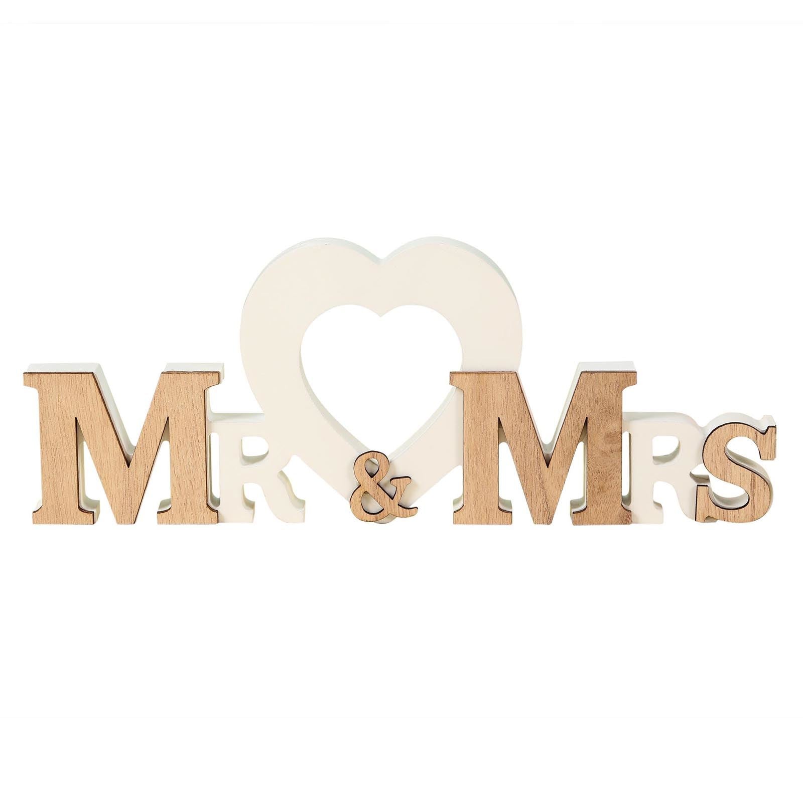 TwoToned Mr & Mrs Love Plaques