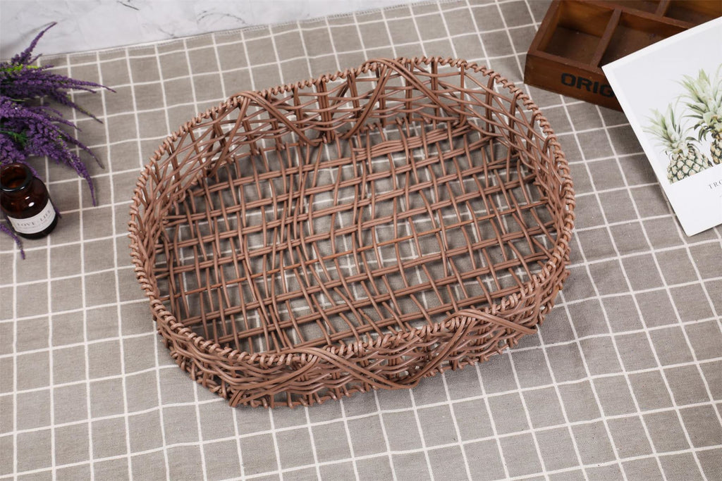Large Coated Metal Tray Baskets