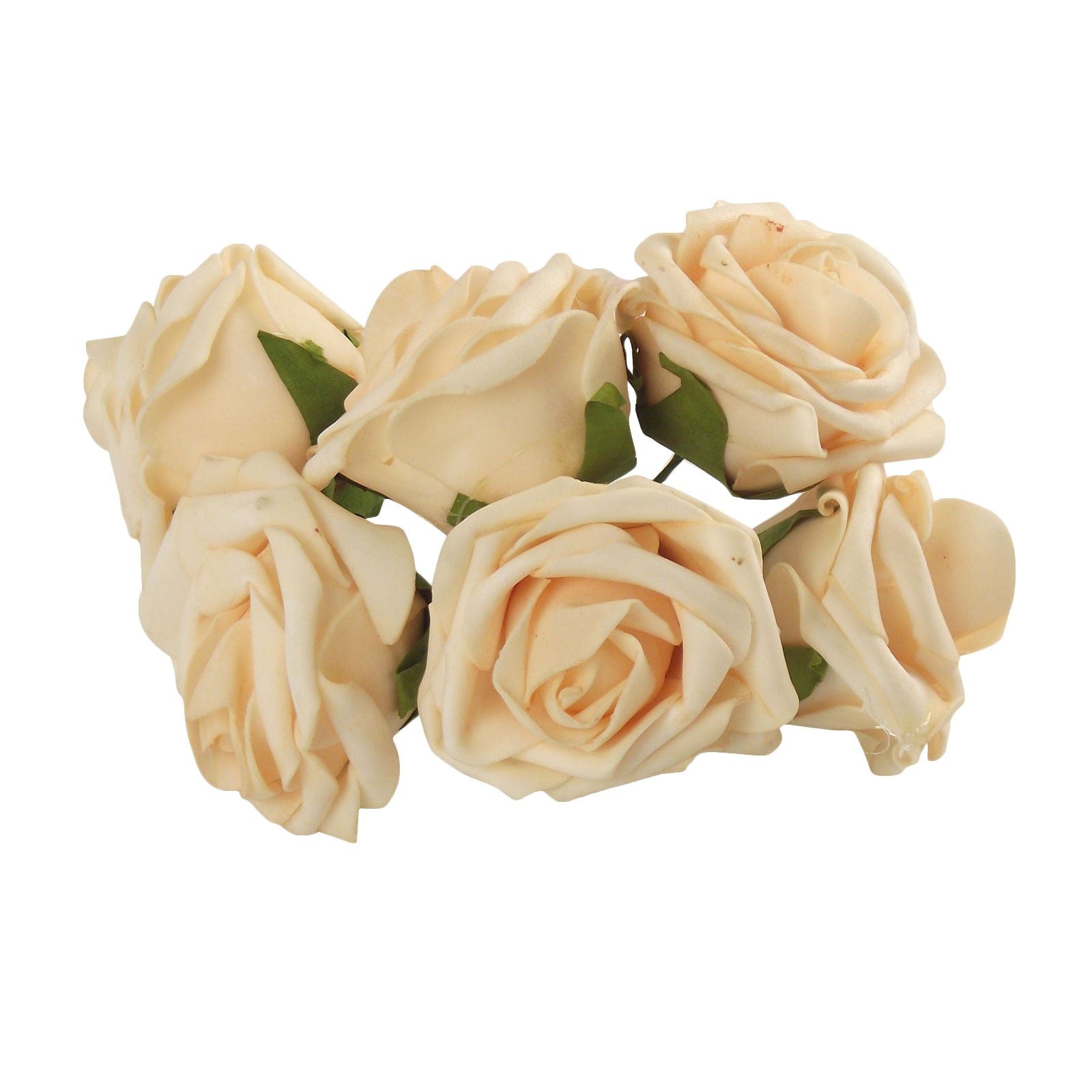 Bunch of 6 Soft Colourfast Roses