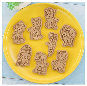 Set of 8 Premium Embossing Cookie Cutters