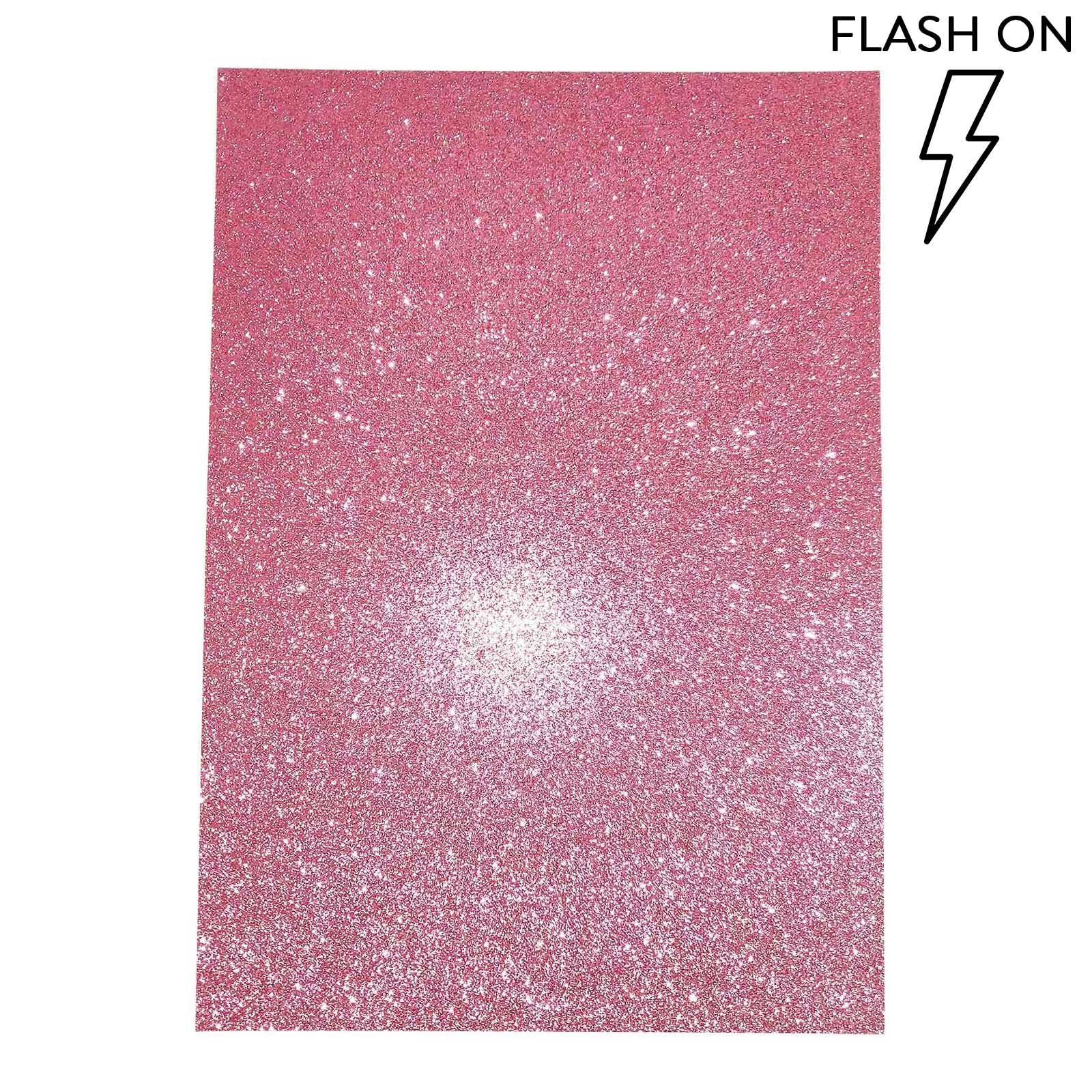 Pack of 10 350gsm Heavy Duty A4 Glitter Cards