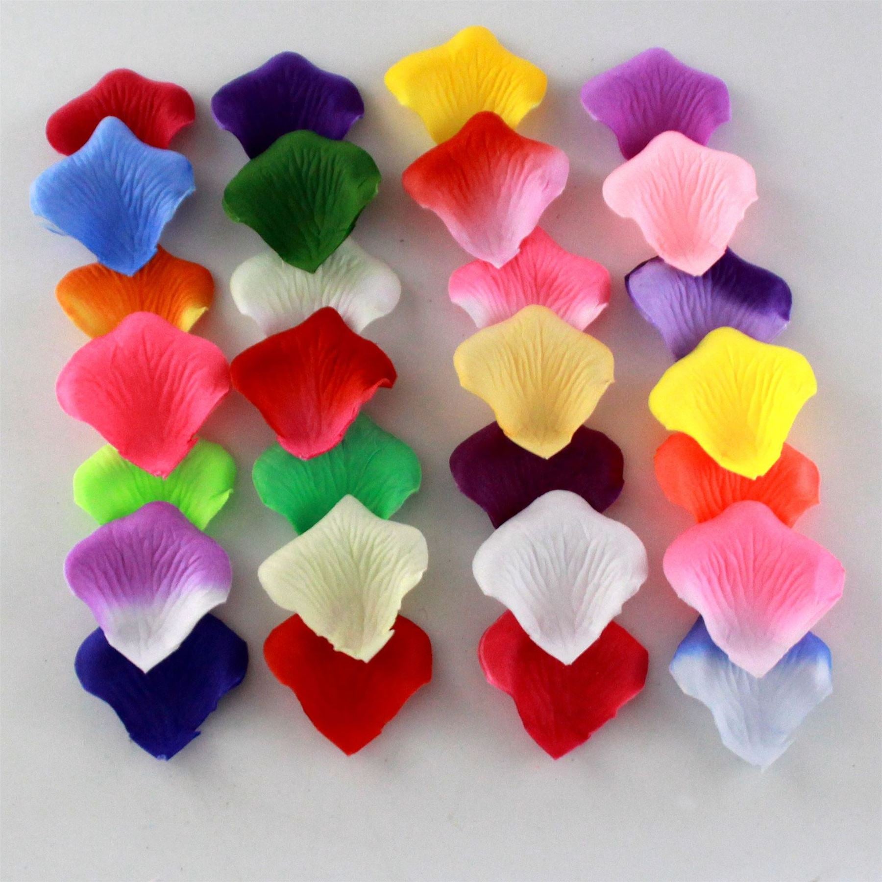 Pack of 100 Artificial Rose Petal Confetti