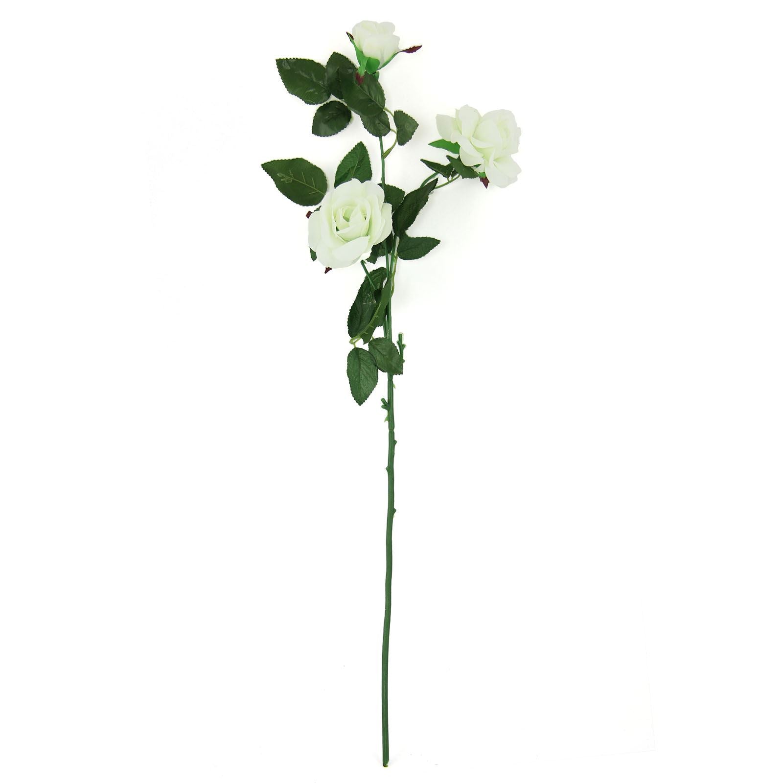 3 Head Eco Velvet Rose Spray