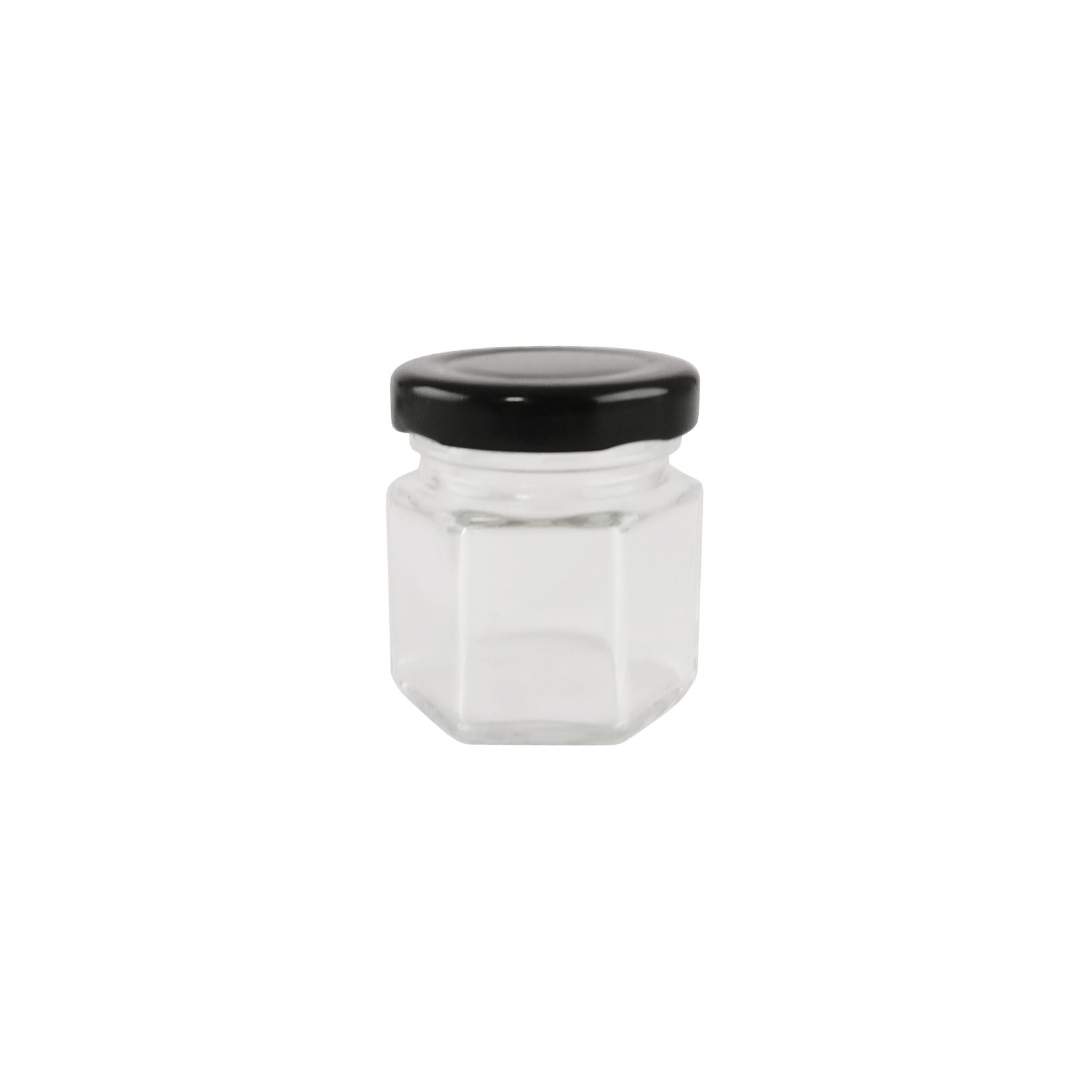 Hexagonal Screw Lid Jars