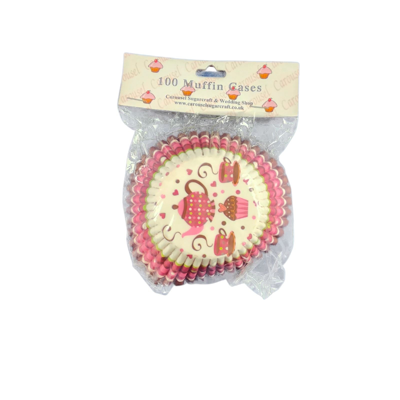 Patterned Paper Cupcake Cases - Muffin Baking Over Cups Wholesale