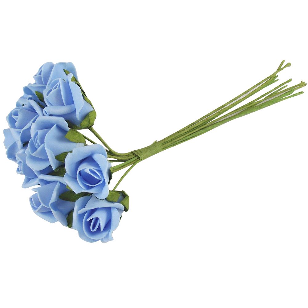Bunch of 10 Foam Rose Buds