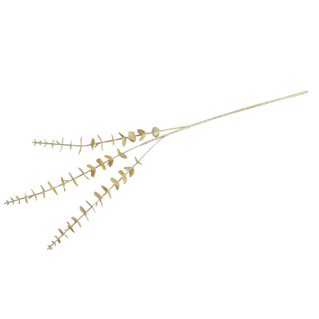 Extra Long Glittered Eucalyptus Leaves