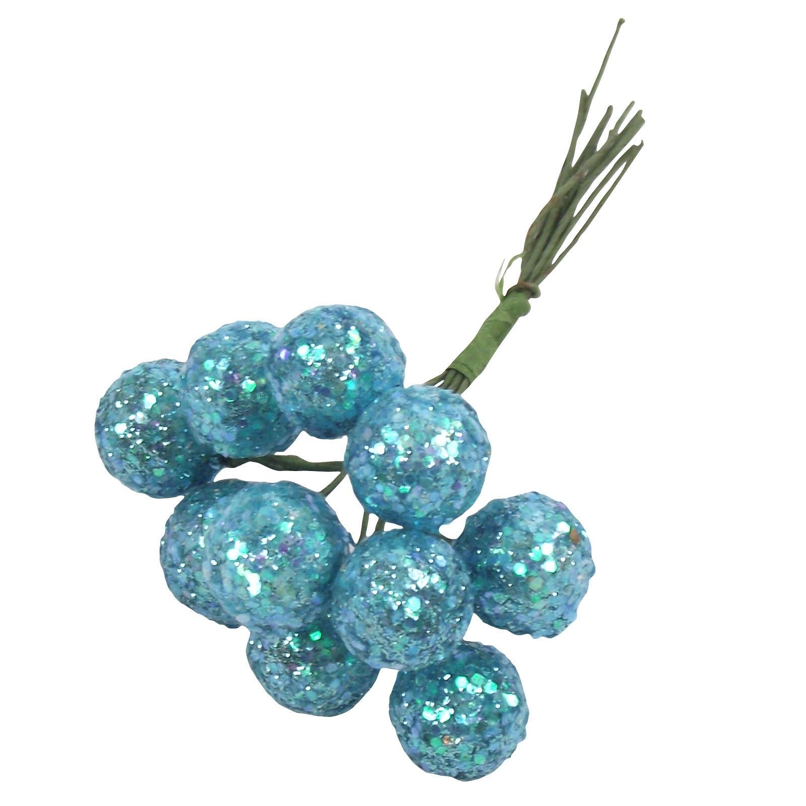 2x 10 Glitter Ball Bunches