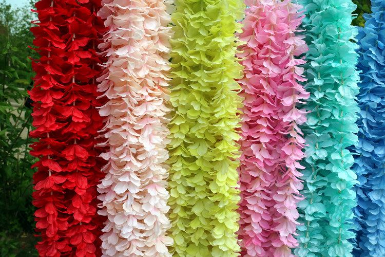 2 Metre Hydrangea Neck Garland