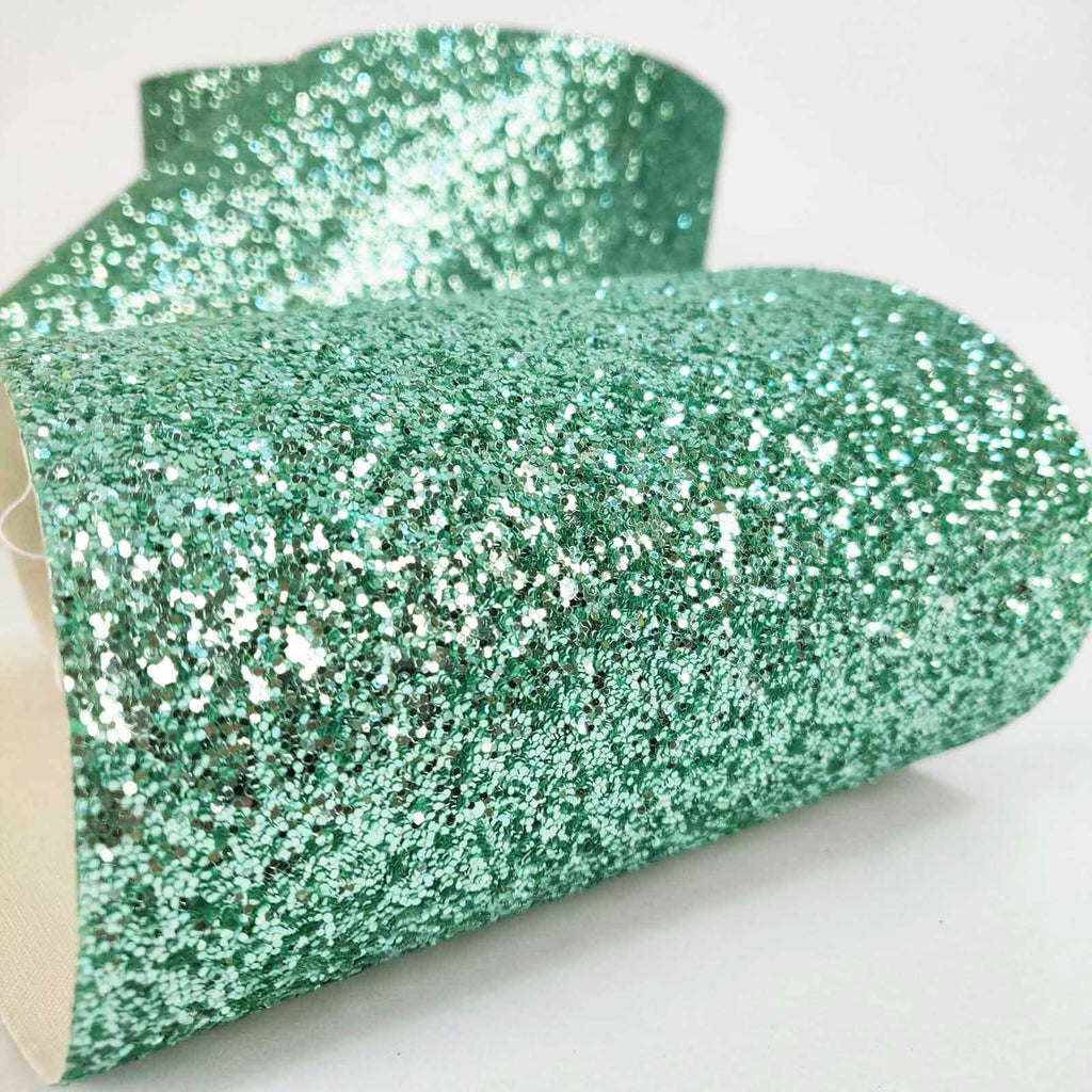 Chunky Glitter Fabric Wallpaper 16cm Borders