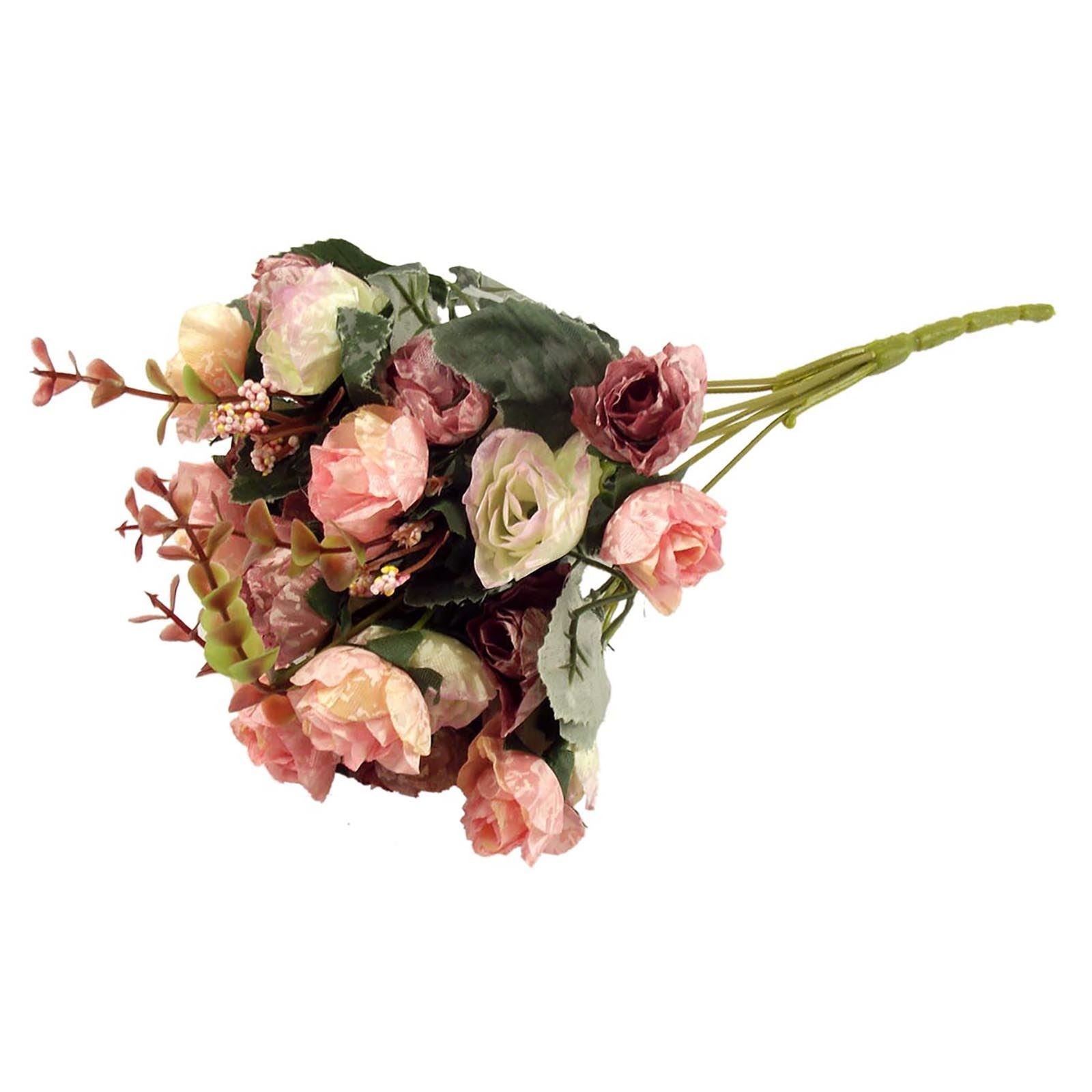 21 Head Bunch of Small Ranunculus Flowers
