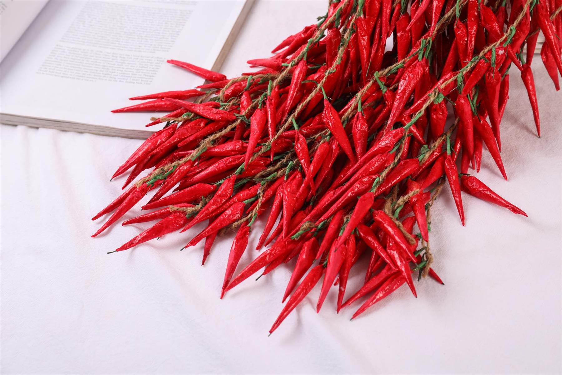 Dried Artificial Chilli Garland (Single)