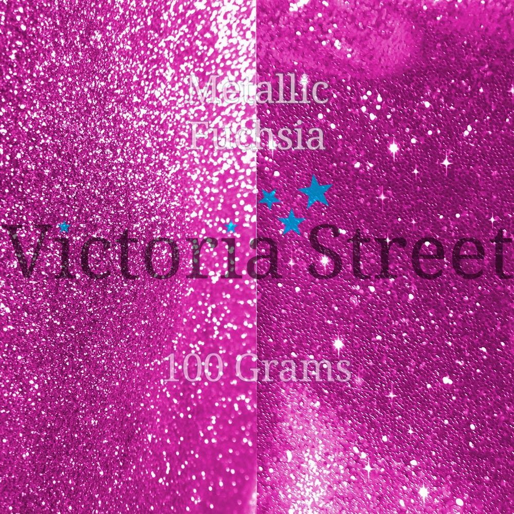 100g Fine Glitter for Crafts and Decor - Metallic Shades