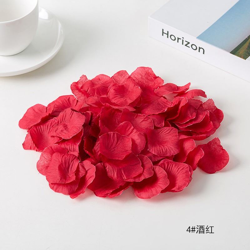 Pack of 100 Artificial Rose Petal Confetti