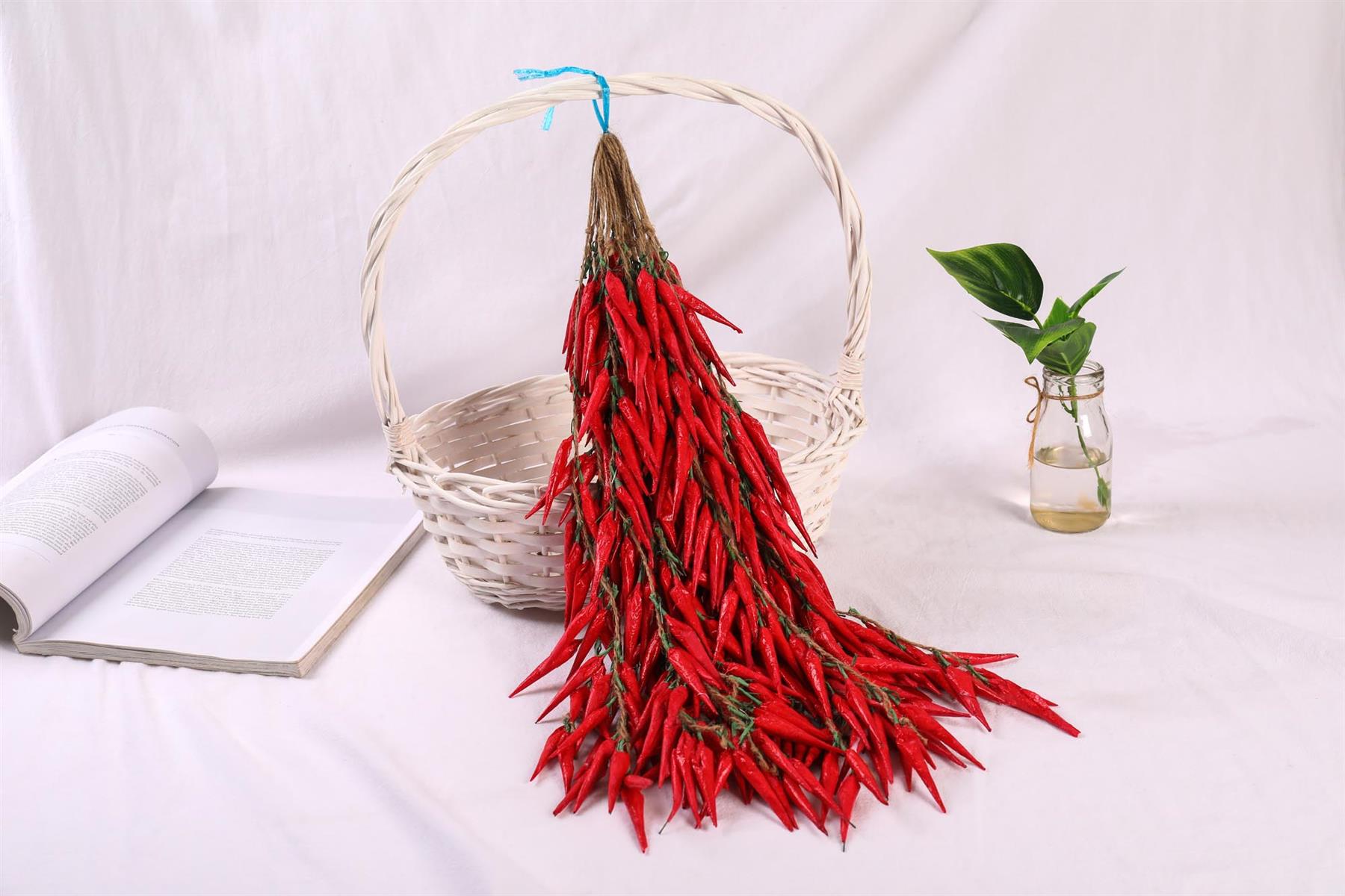 Dried Artificial Chilli Garland (Single)
